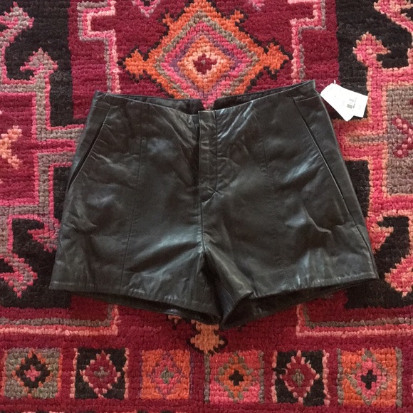 rag & bone Pants - Lambskin Shorts